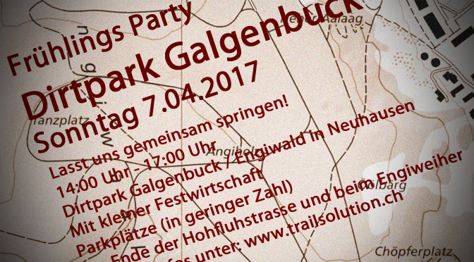 Frühlingsparty Dirtpark Galgenbuck 2017